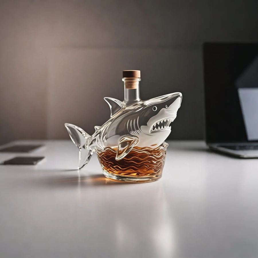 🔥70 % KORTING🔥 Limited edition whiskyfles 50e verjaardag van Jaws