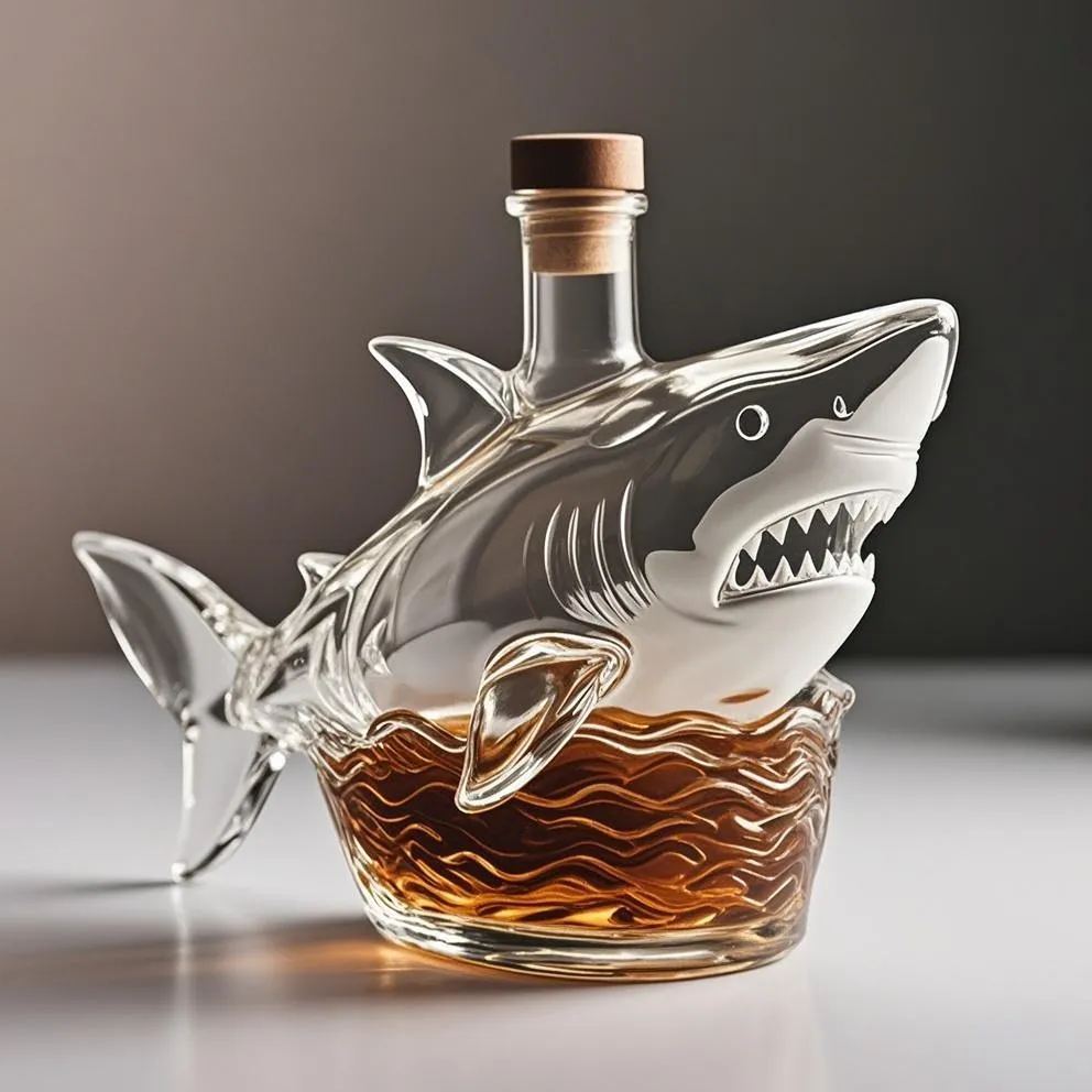 🔥70 % KORTING🔥 Limited edition whiskyfles 50e verjaardag van Jaws