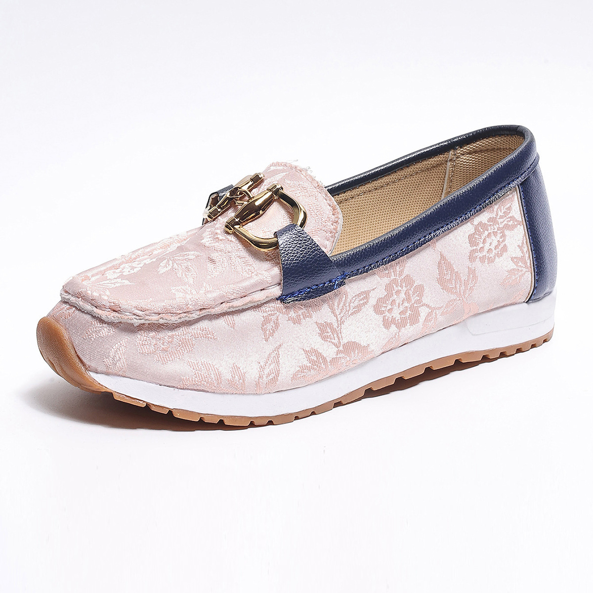 Casual wandelschoenen voor dames met kettingdecoratie, comfortabel