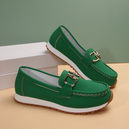 Casual wandelschoenen voor dames met kettingdecoratie, comfortabel