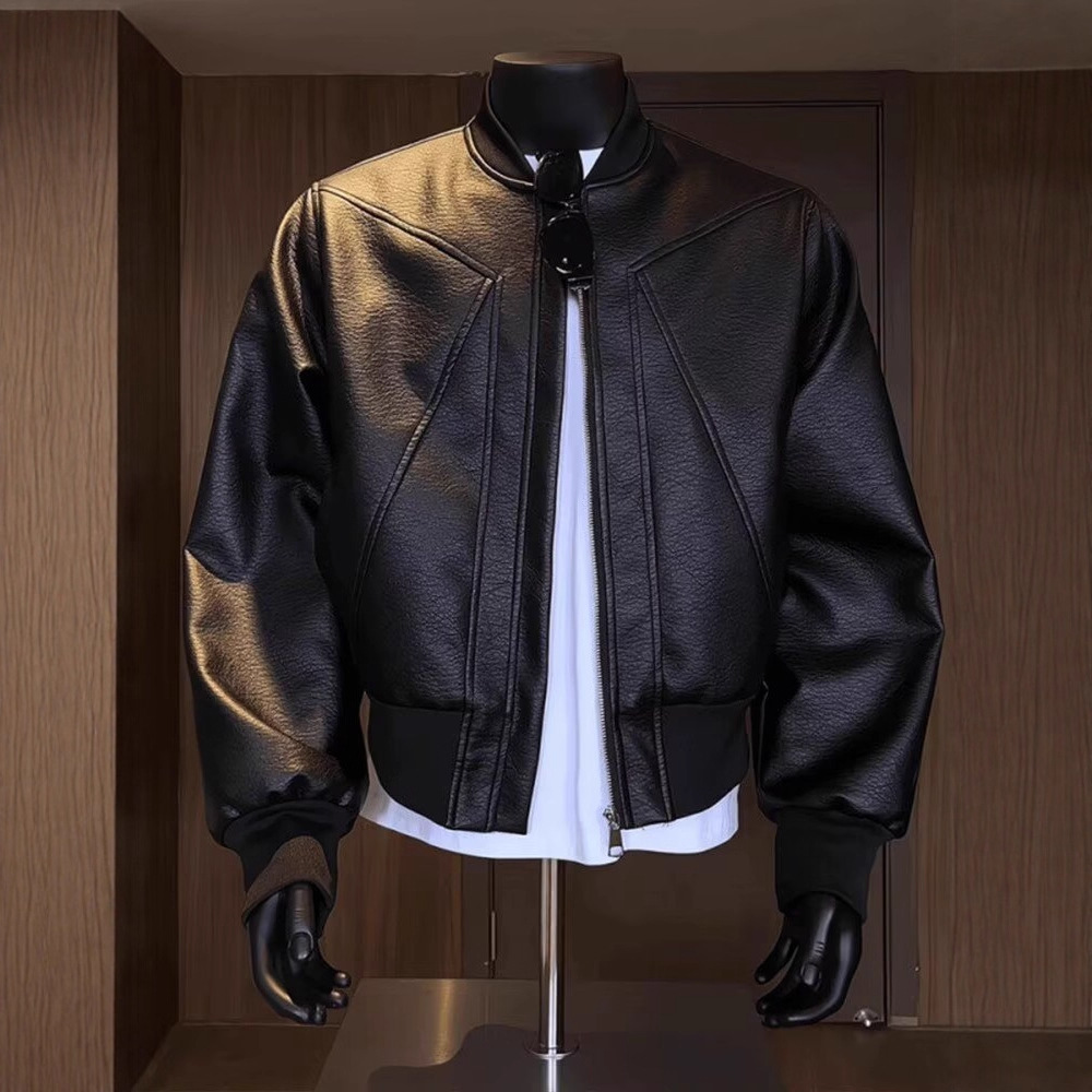 Men's Vintage-Inspired Classic Stand Collar Zip-Up Jacket