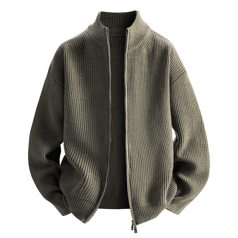 Men's Premium Stand-Collar Knit Cardigan