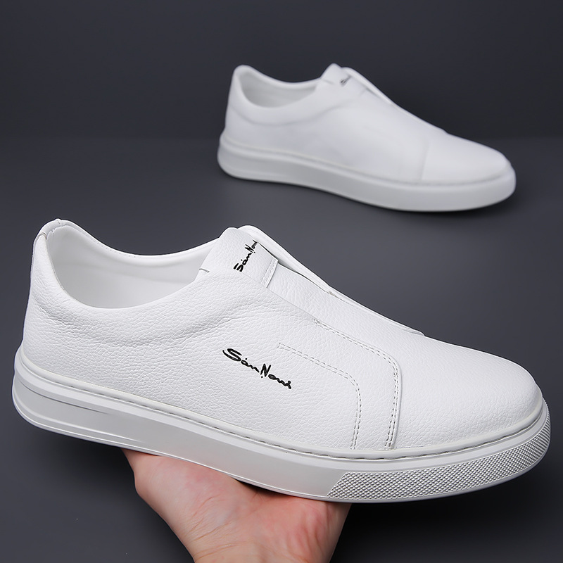 Men's casual soft-soled rubber comfortable breathable non-slip leather shoes