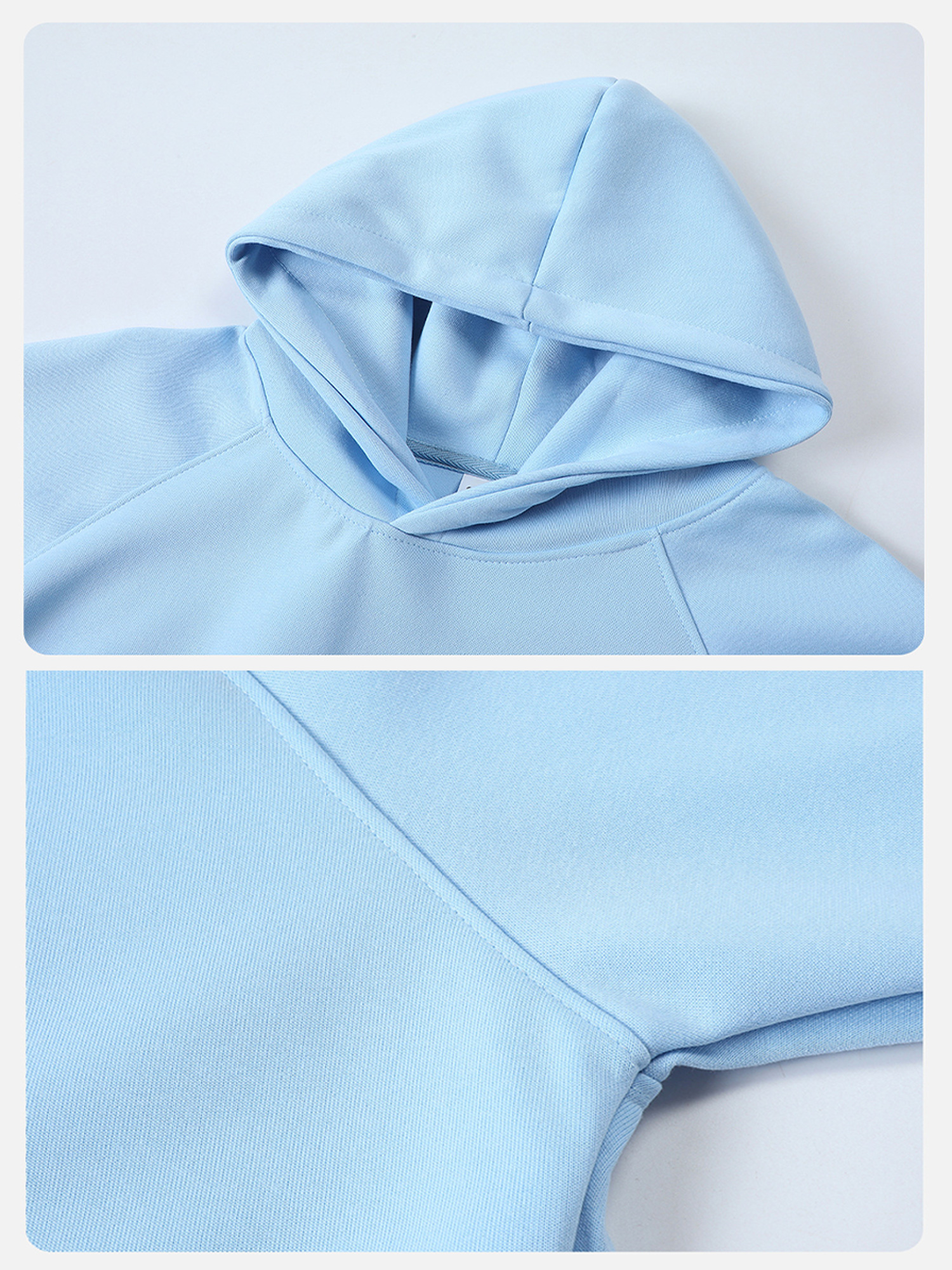 Men's Raglan-Sleeve Hooded Sweatshirt with Pockets