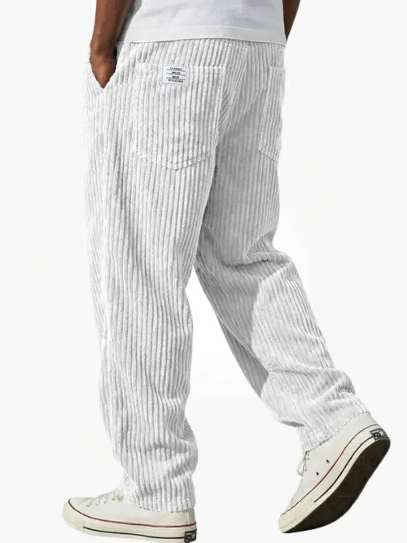 Men's Vintage Corduroy Relaxed-Fit Pants