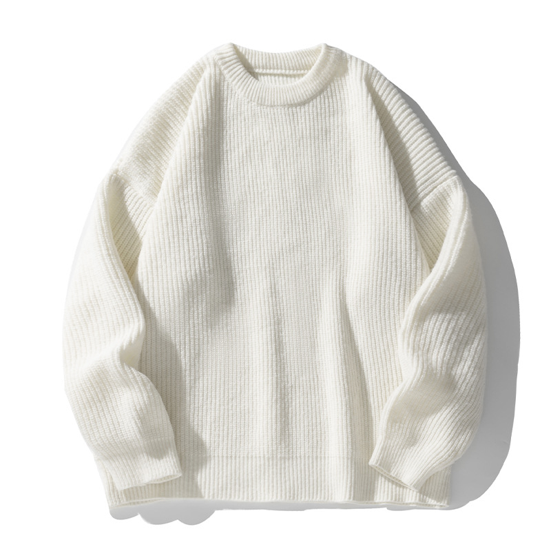 Men's Chunky-Knit Crew-Neck Sweater 