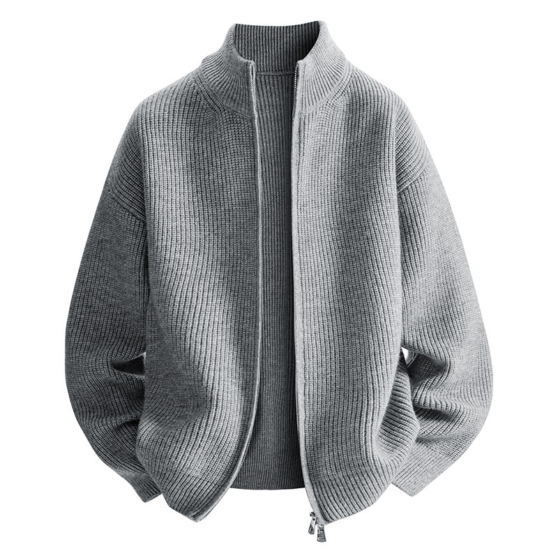 Men's Premium Stand-Collar Knit Cardigan
