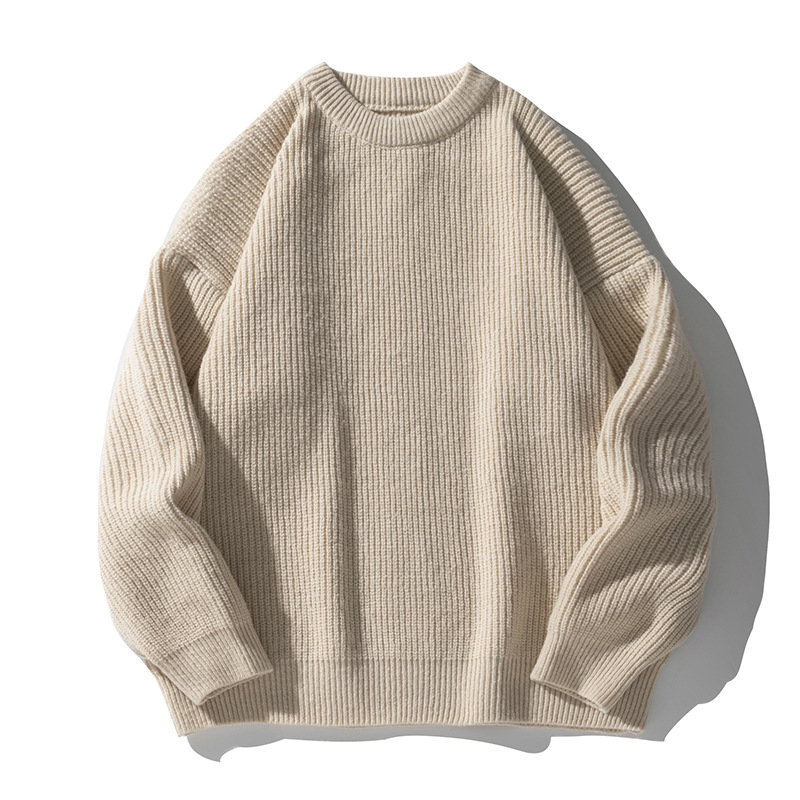 Men's Chunky-Knit Crew-Neck Sweater 