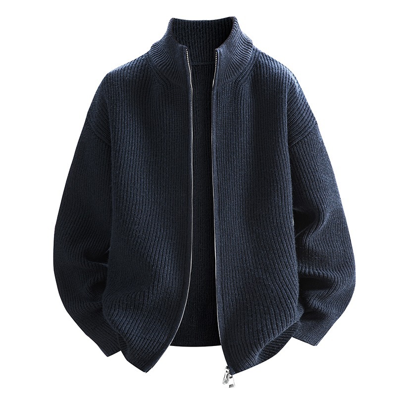 Men's Premium Stand-Collar Knit Cardigan