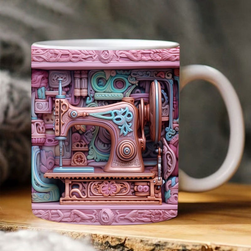 Biikshelf 3D Design Creative Multifunctional Ceramic Mug