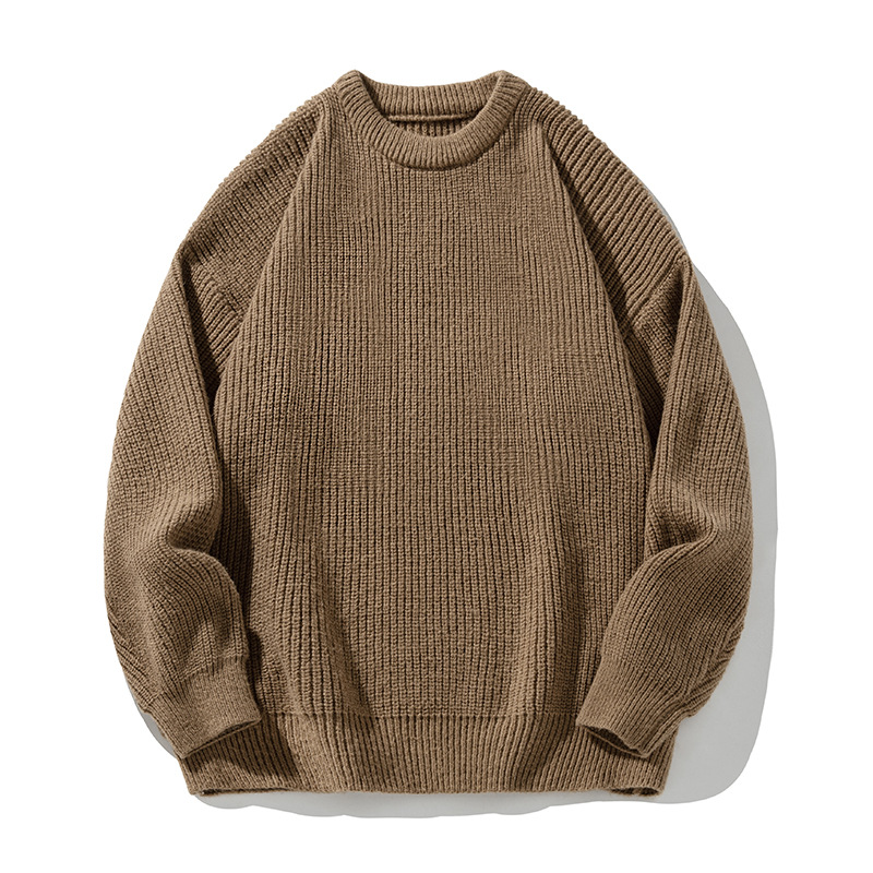 Men's Chunky-Knit Crew-Neck Sweater 