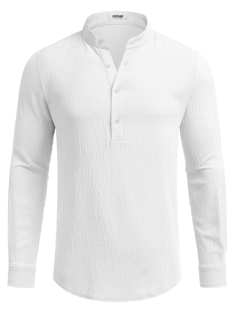 Casual Lightweight Henley Shirt