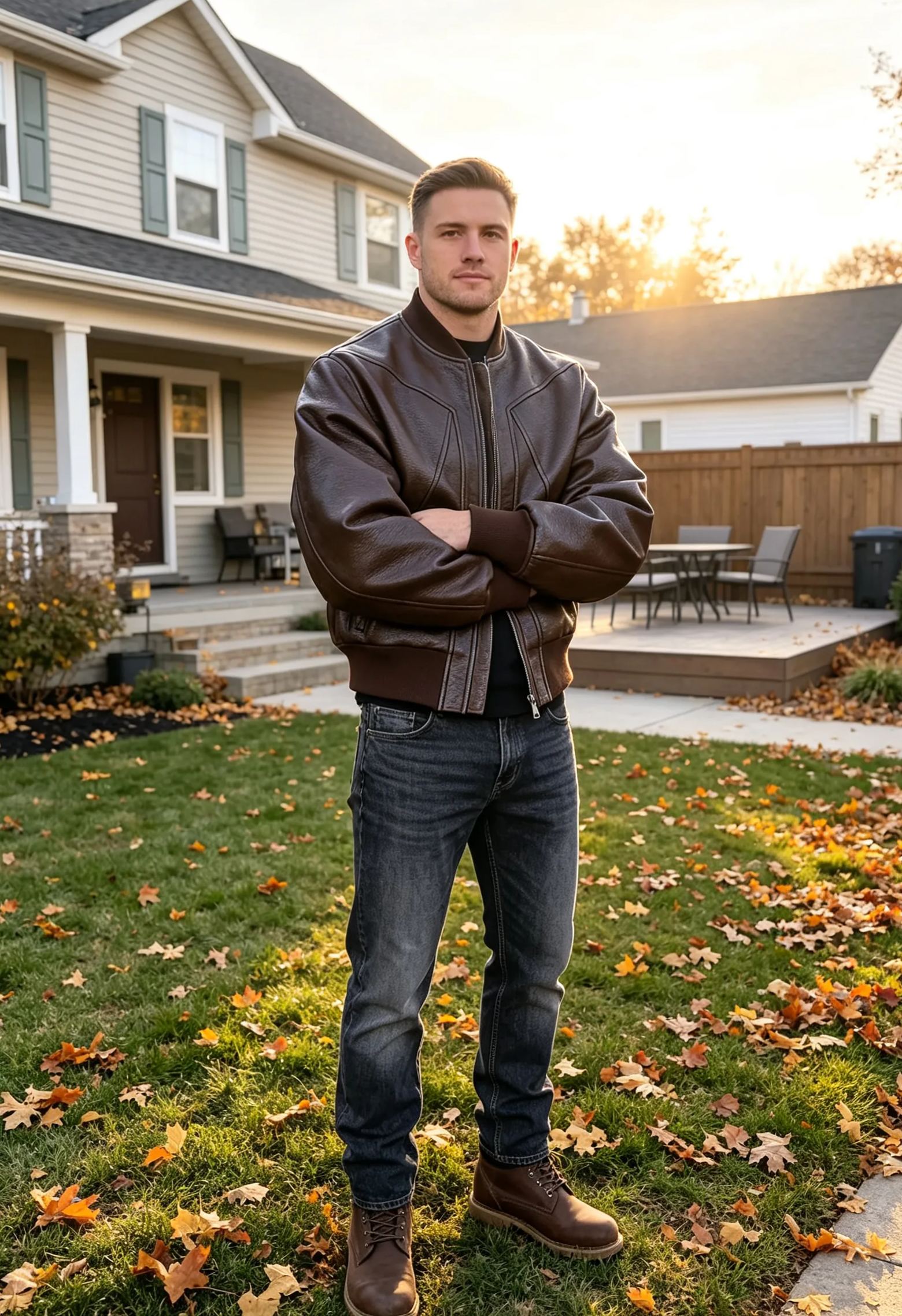 Men's Vintage-Inspired Classic Stand Collar Zip-Up Jacket