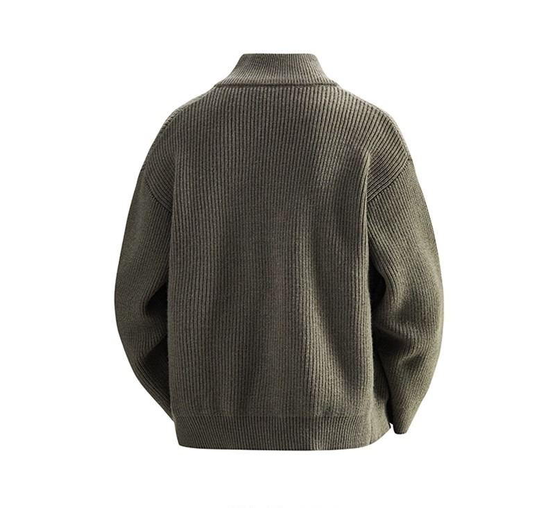 Men's Premium Stand-Collar Knit Cardigan