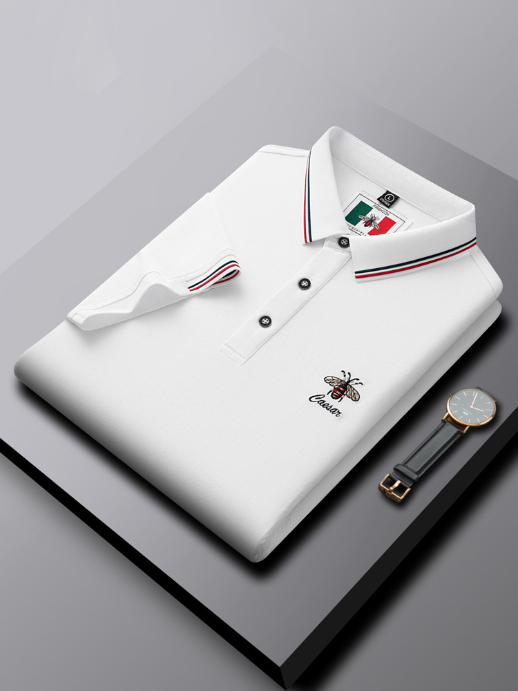 Imprimé abeille |  Polo homme simple et élégant pour affaires