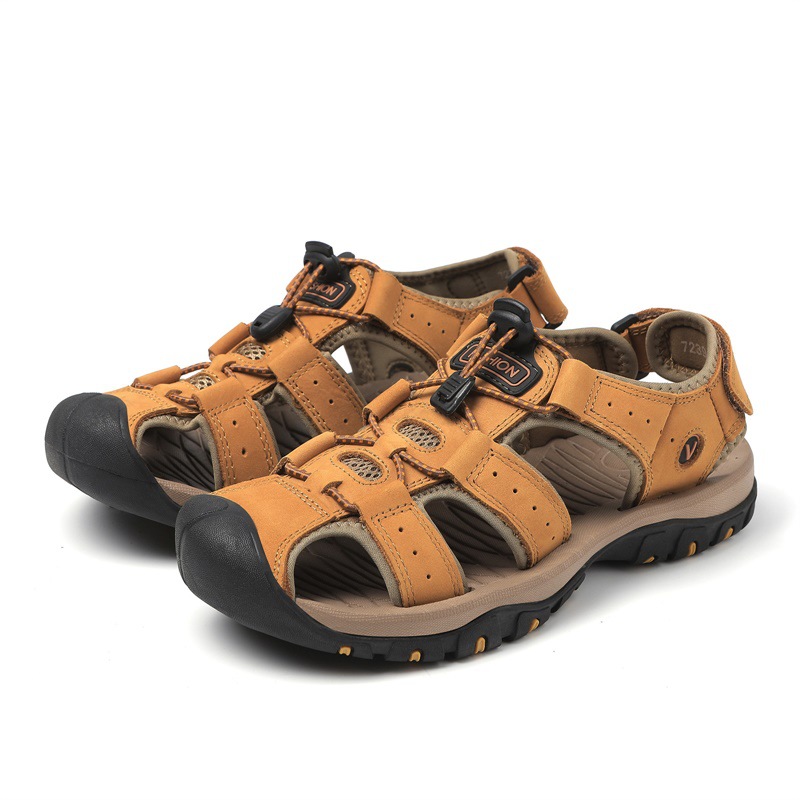 🎁 Don’t Miss 50% -The 2026 'Walking on Clouds' Leather Sandal That Thousands of Men Are Switching To