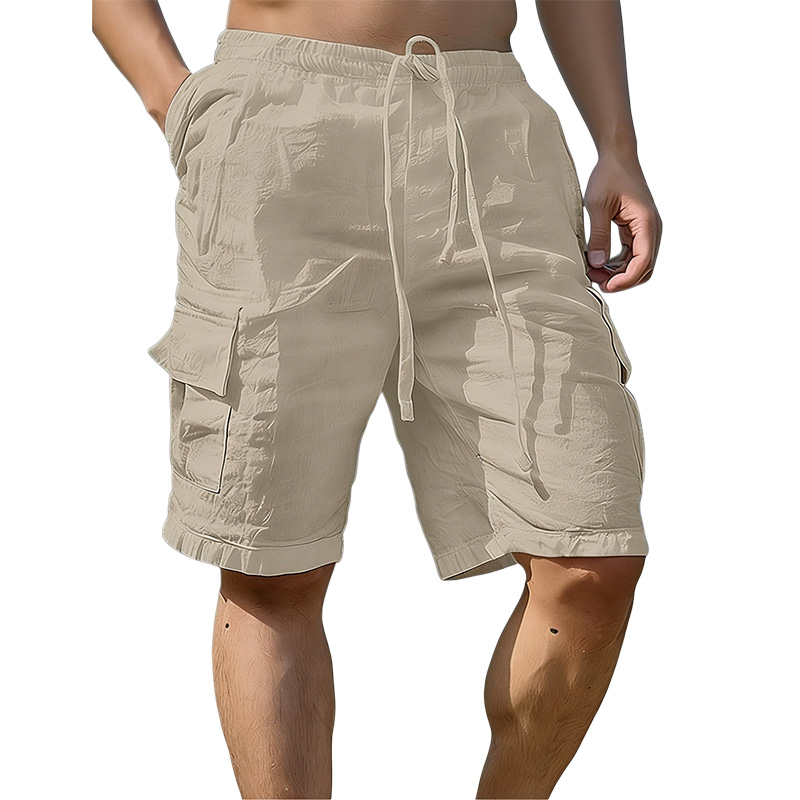 Men Can't Get Enough of These Super Comfortable Cotton Linen Cargo Shorts