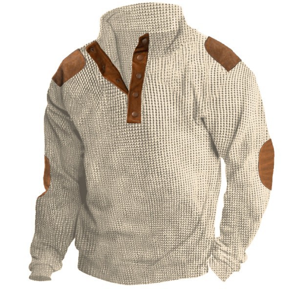 Men's  Long Sleeve Cashmere Sports Sweater
