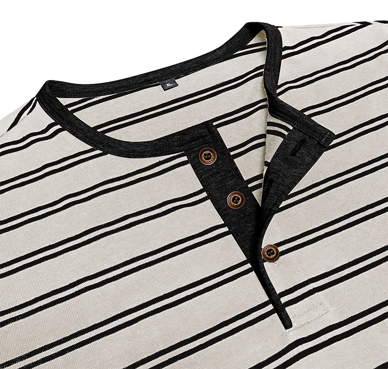 [Copy]Clearance sale 70% off - Men's Fashion Retro Washed Distressed Cotton Lapel Long Sleeve Polo Shirt