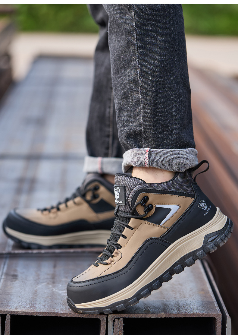 ⏰ Last Day! 70% Off🛒 – Men’s Waterproof Hiking Boots | Non-Slip, Puncture & Smash-Proof | Wide Toe & Arch Support for All-Day Comfort