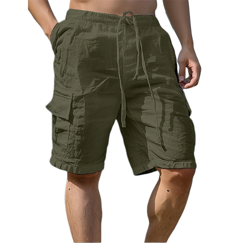 Men Can't Get Enough of These Super Comfortable Cotton Linen Cargo Shorts