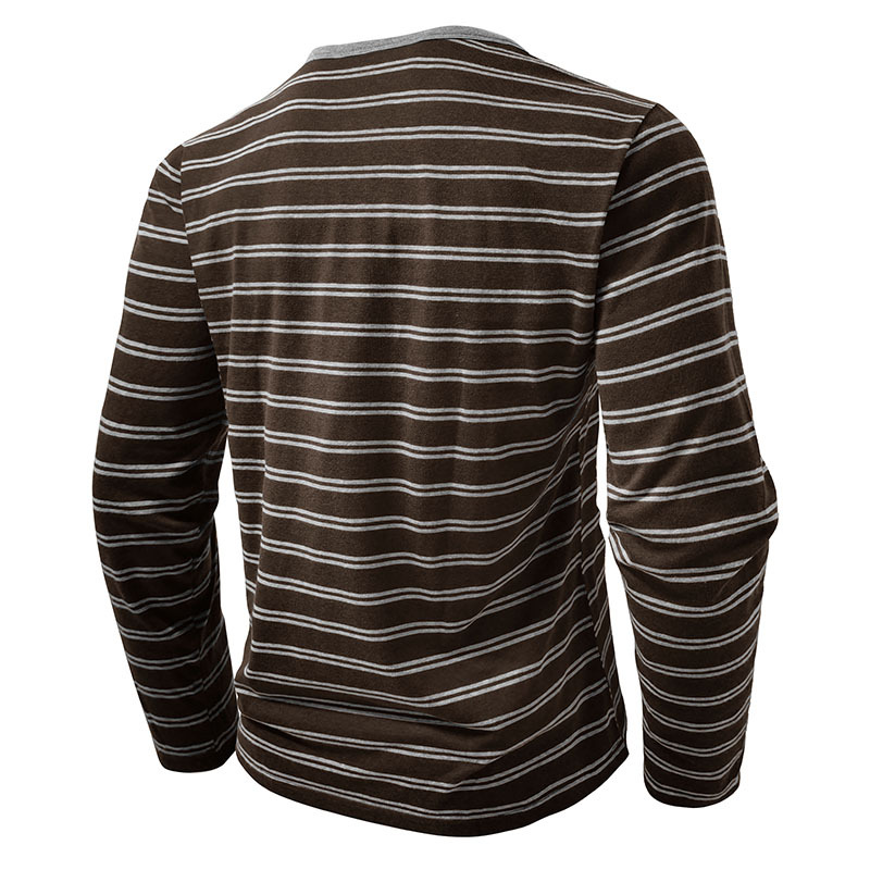 [Copy]Clearance sale 70% off - Men's Fashion Retro Washed Distressed Cotton Lapel Long Sleeve Polo Shirt