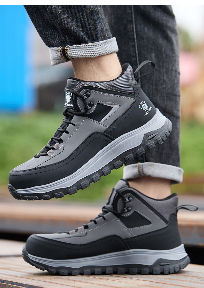 ⏰ Last Day! 70% Off🛒 – Men’s Waterproof Hiking Boots | Non-Slip, Puncture & Smash-Proof | Wide Toe & Arch Support for All-Day Comfort