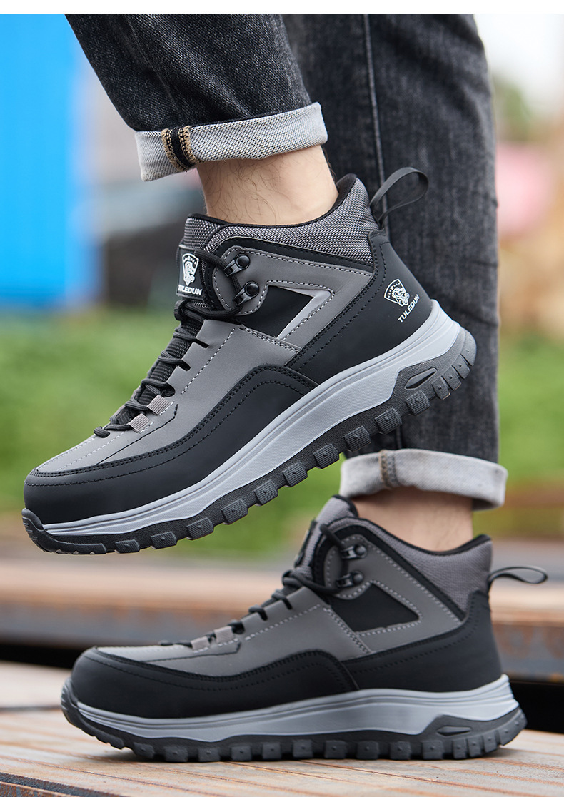 ⏰ Last Day! 70% Off🛒 – Men’s Waterproof Hiking Boots | Non-Slip, Puncture & Smash-Proof | Wide Toe & Arch Support for All-Day Comfort