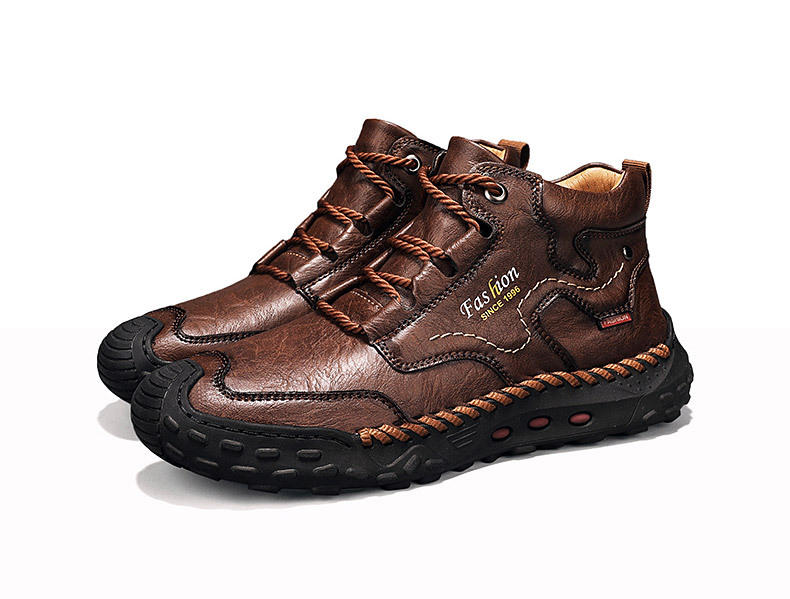 [Copy]⏰Promotion - 70% OFF🔥 Harroom®Men's Handmade Genuine Leather No-glue Orthopedic Boots