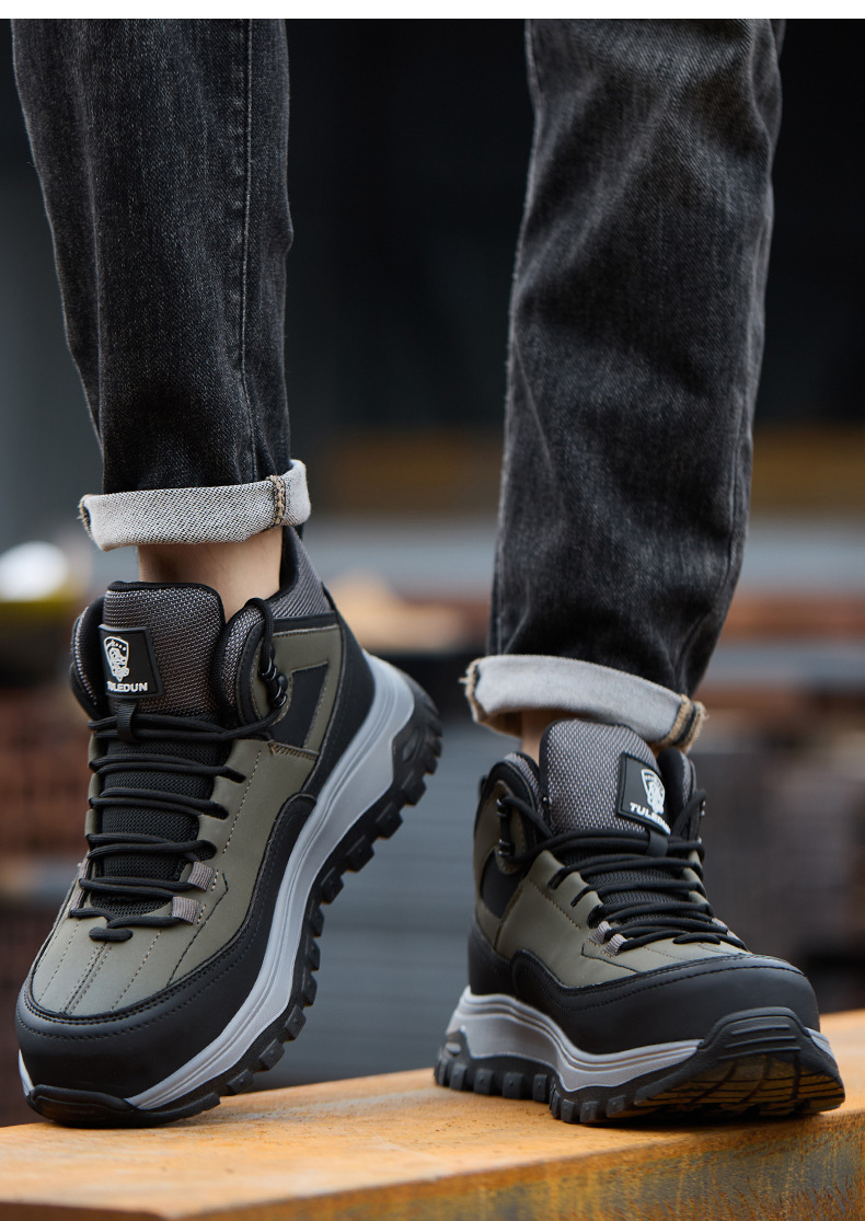 ⏰ Last Day! 70% Off🛒 – Men’s Waterproof Hiking Boots | Non-Slip, Puncture & Smash-Proof | Wide Toe & Arch Support for All-Day Comfort