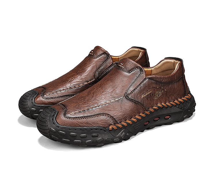 ⏰ 50% Off Today Only -Harroom® Men's Genuine Leather Non-Slip Orthopedic Shoes