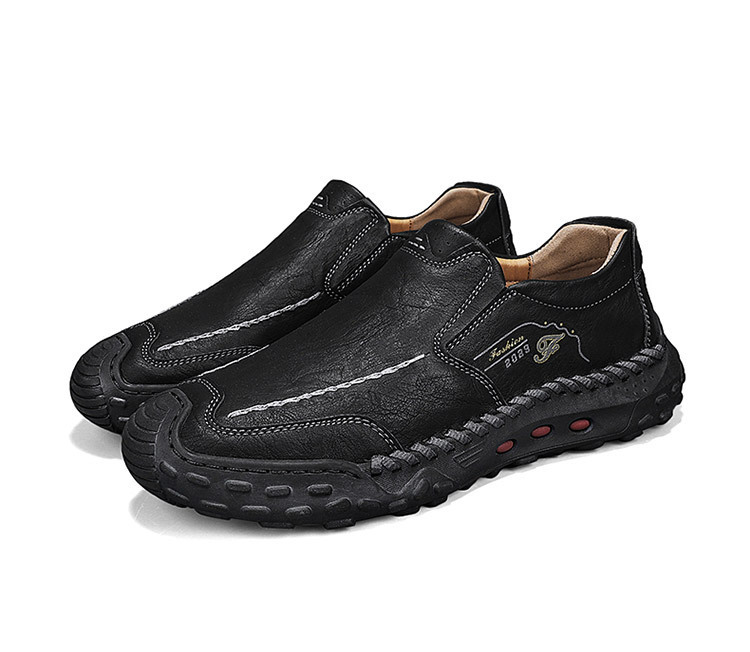 ⏰ 50% Off Today Only -Harroom® Men's Genuine Leather Non-Slip Orthopedic Shoes