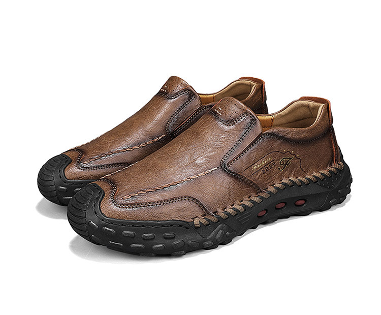 ⏰ 50% Off Today Only -Harroom® Men's Genuine Leather Non-Slip Orthopedic Shoes
