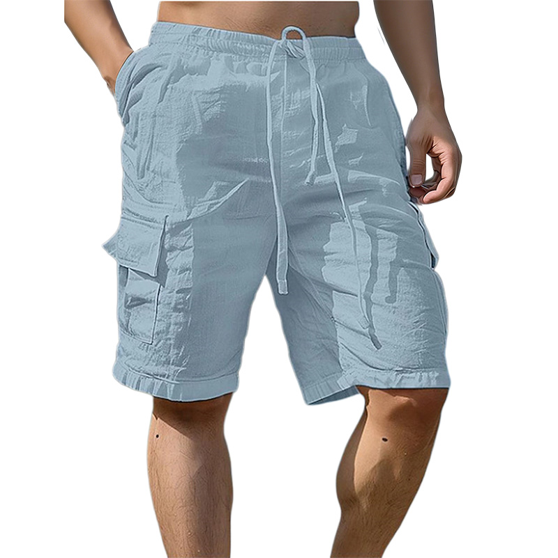 Men Can't Get Enough of These Super Comfortable Cotton Linen Cargo Shorts