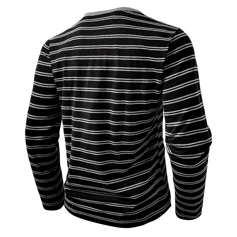 [Copy]Clearance sale 70% off - Men's Fashion Retro Washed Distressed Cotton Lapel Long Sleeve Polo Shirt