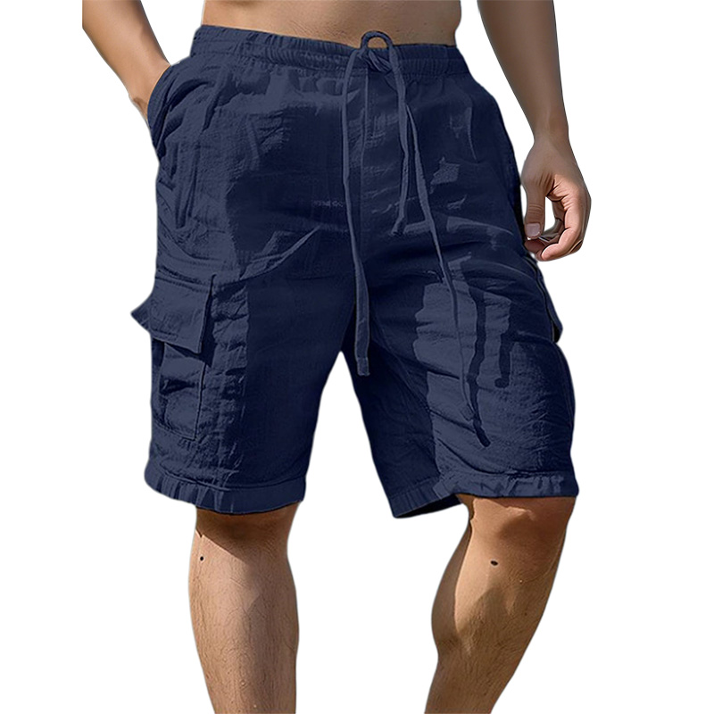 Men Can't Get Enough of These Super Comfortable Cotton Linen Cargo Shorts