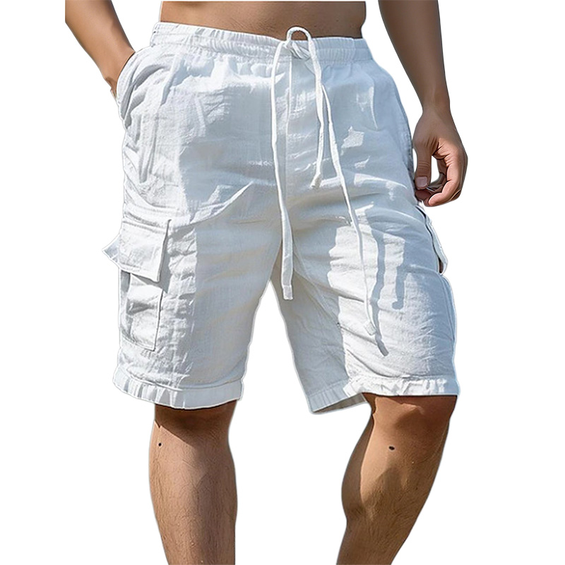 Men Can't Get Enough of These Super Comfortable Cotton Linen Cargo Shorts