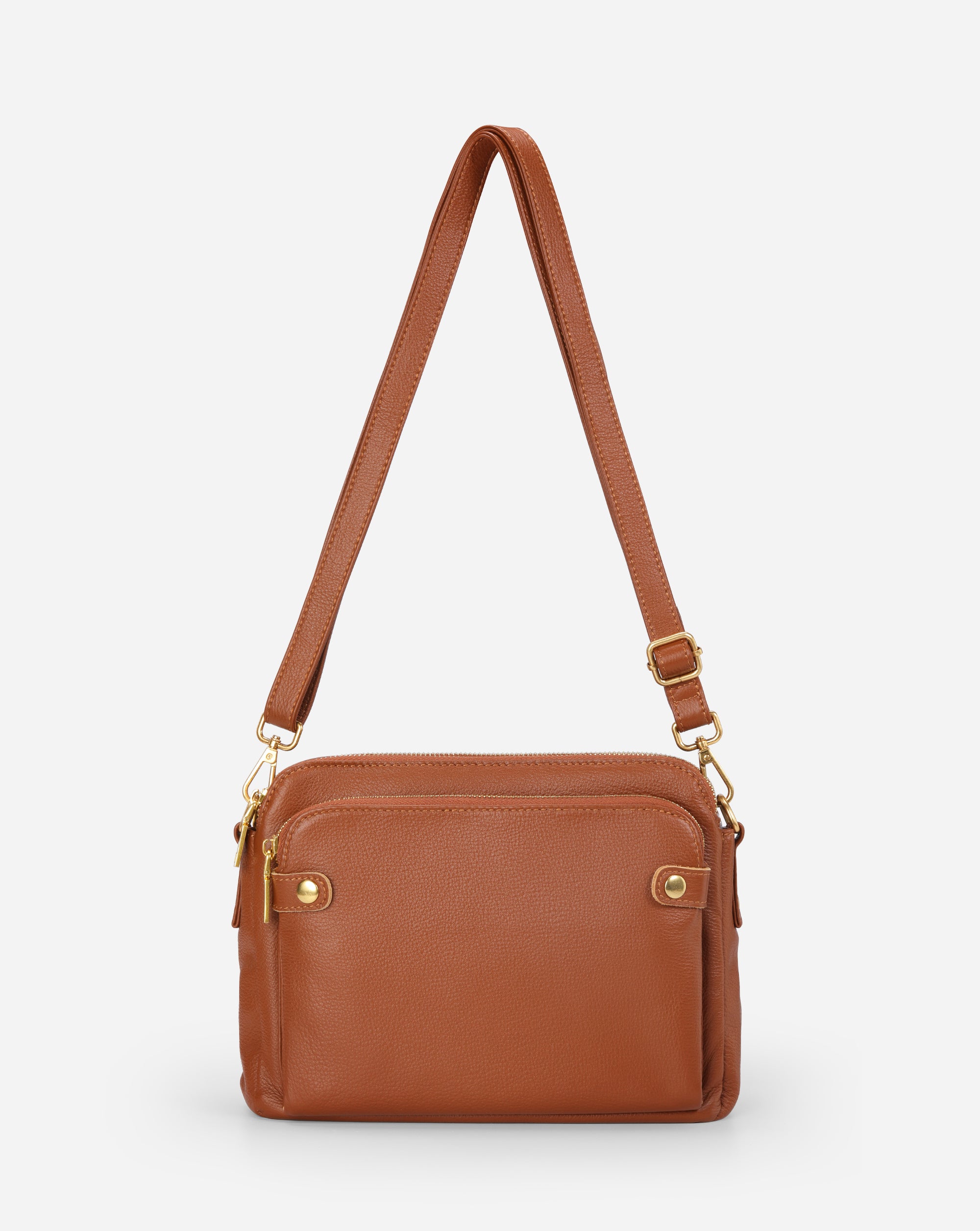 The Bali Multi-Layer Genuine Leather Convertible Bag