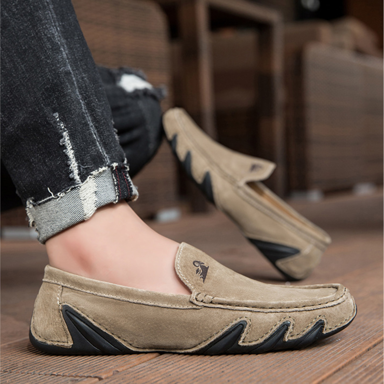 Men's comfortable slip-on loafers for everyday walking