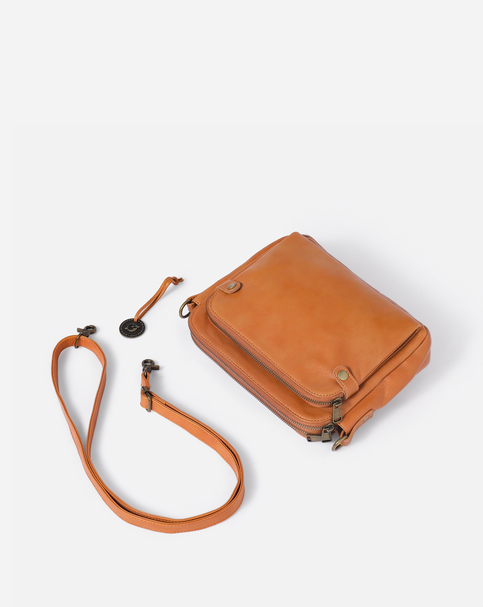 The Bali Multi-Layer Genuine Leather Convertible Bag