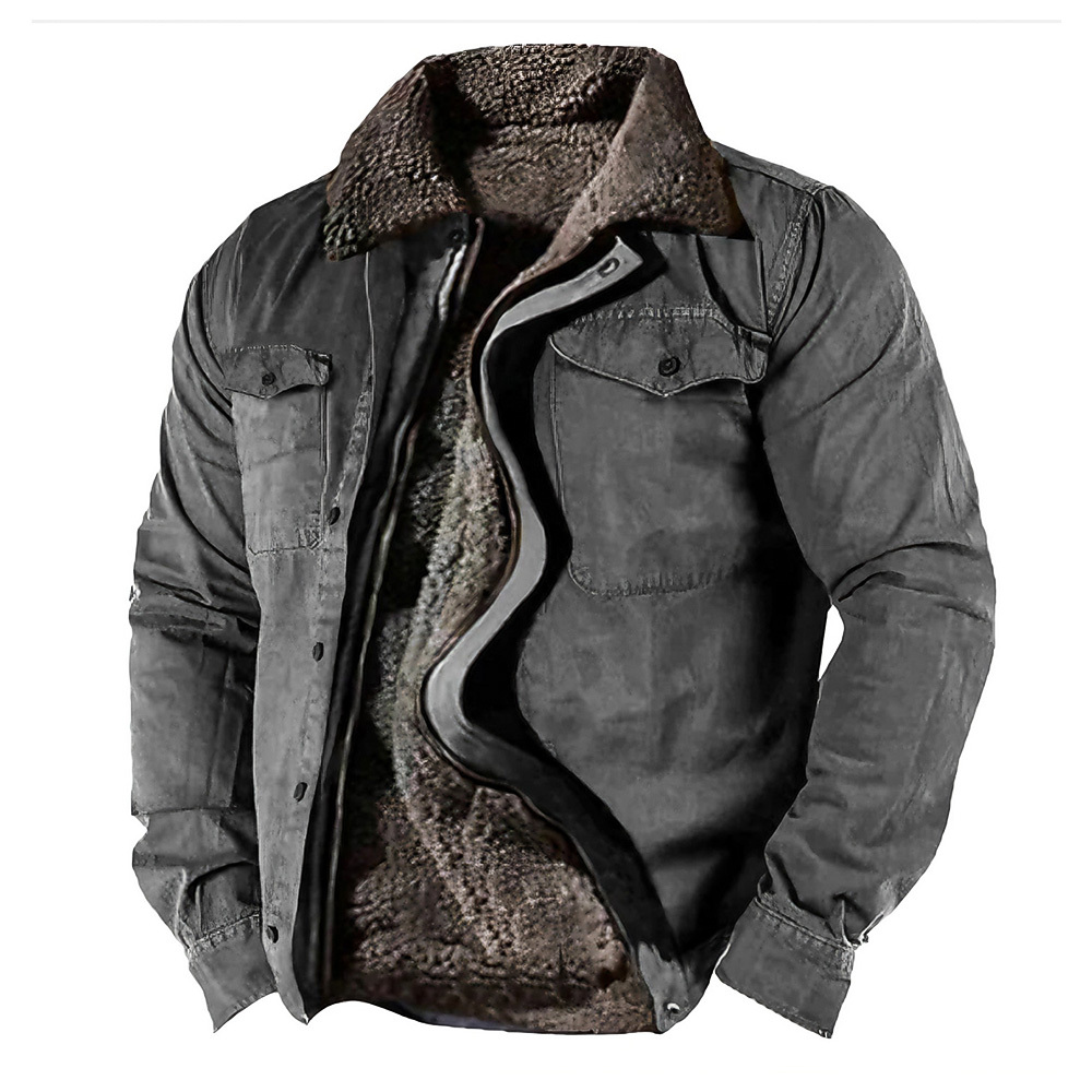 🔥Only Today 70% OFF🔥Men’s Warm Winter Coat with Zipper & Fleece Lining【Men Can’T Get Enough Of These Cozy Jackets!】