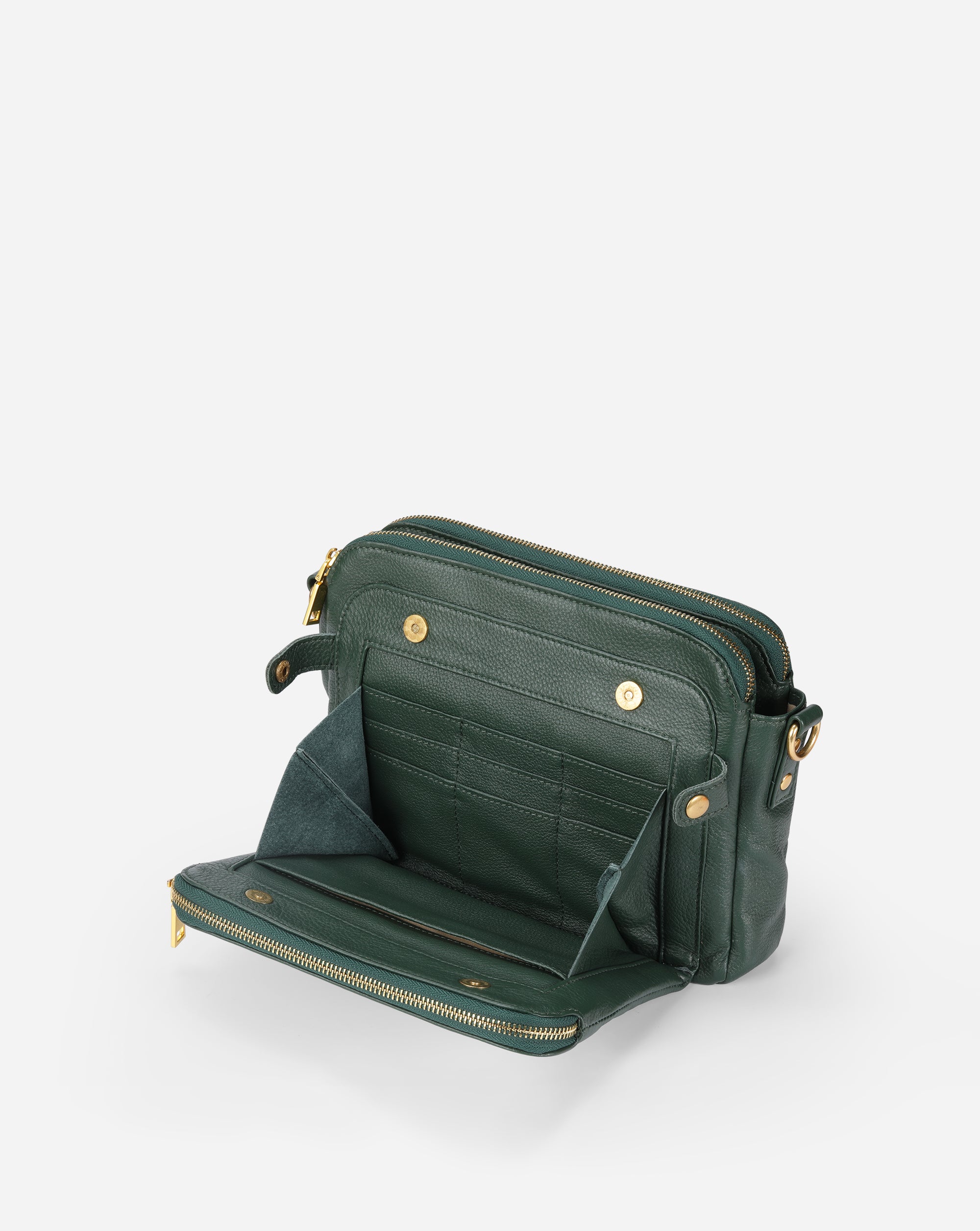 The Bali Multi-Layer Genuine Leather Convertible Bag