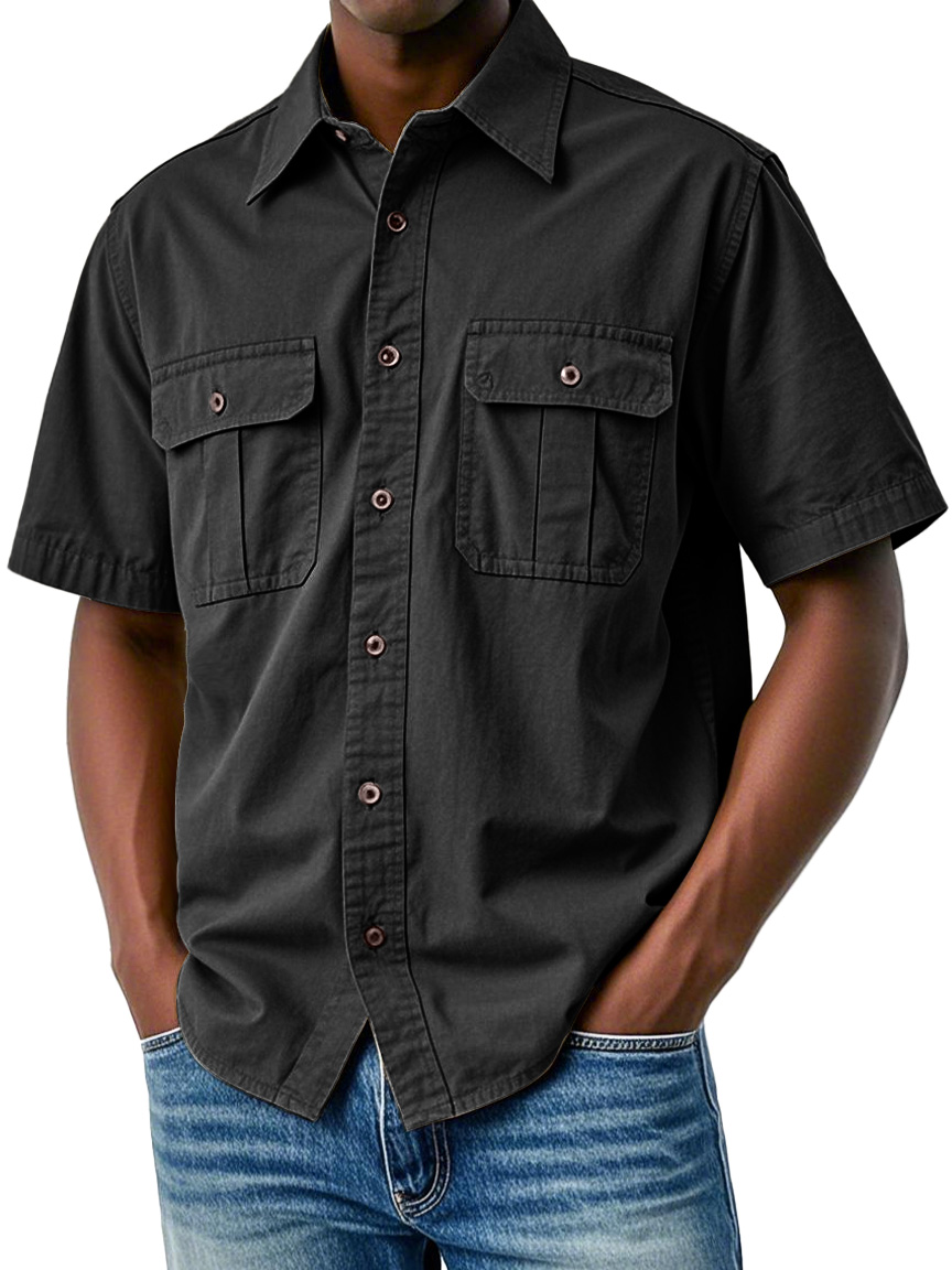 Men Can't Get Enough of These Everyday Double Pocket Workwear Shirts