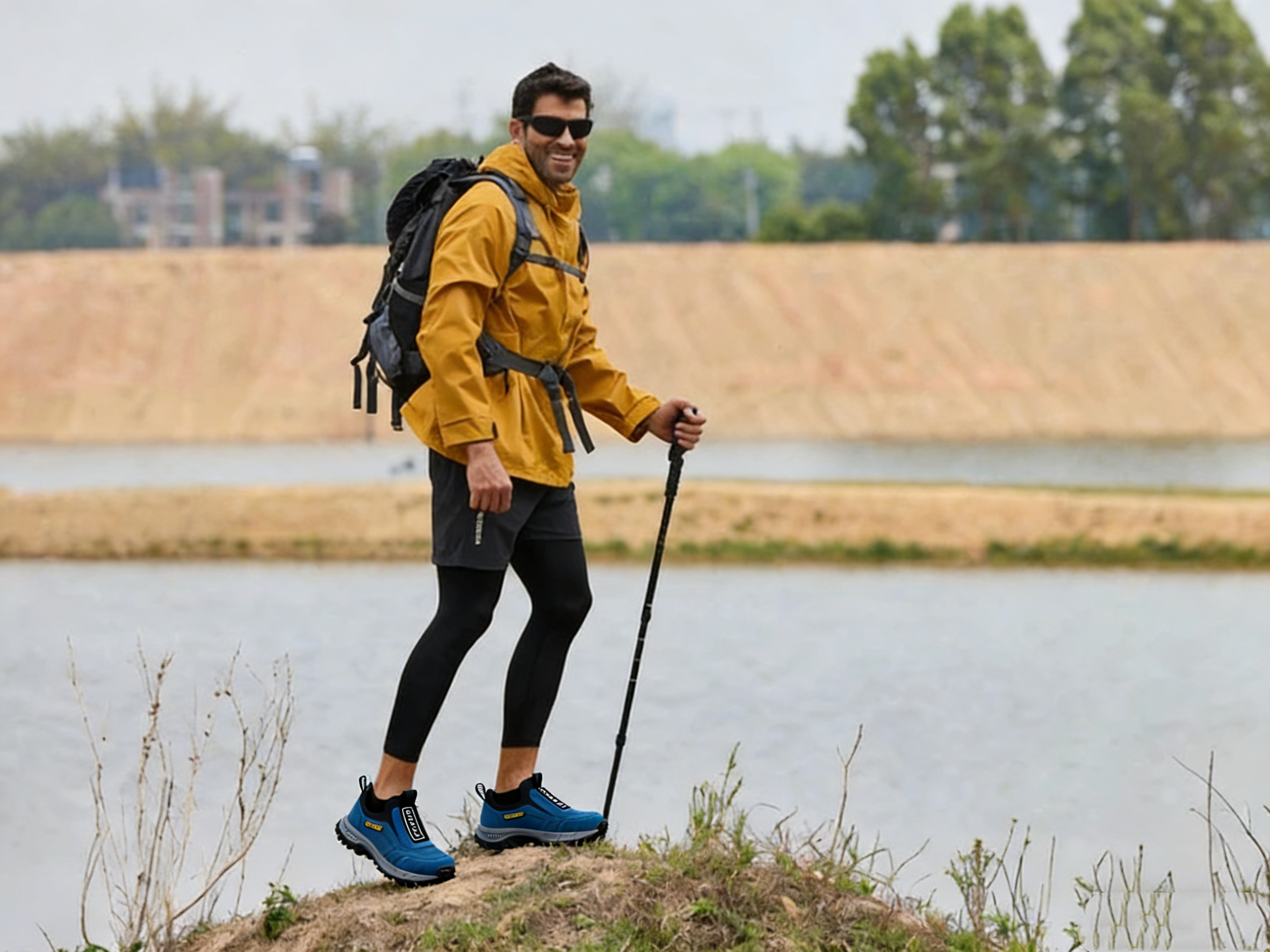 Outdoor Non-slip Comfy Arch Support Walking Shoes, Comfy Orthopedic Walking Shoes