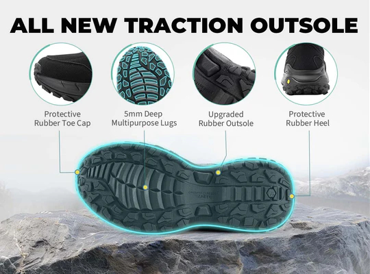 Outdoor Non-slip Comfy Arch Support Walking Shoes, Comfy Orthopedic Walking Shoes