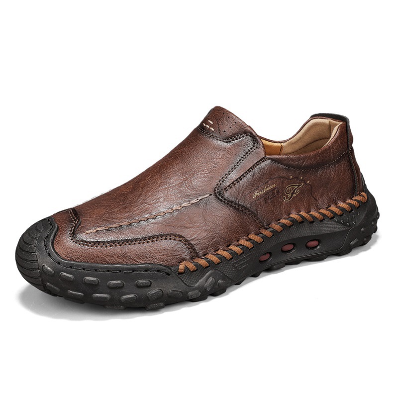 ⏰ 50% Off Today Only -Harroom® Men's Genuine Leather Non-Slip Orthopedic Shoes