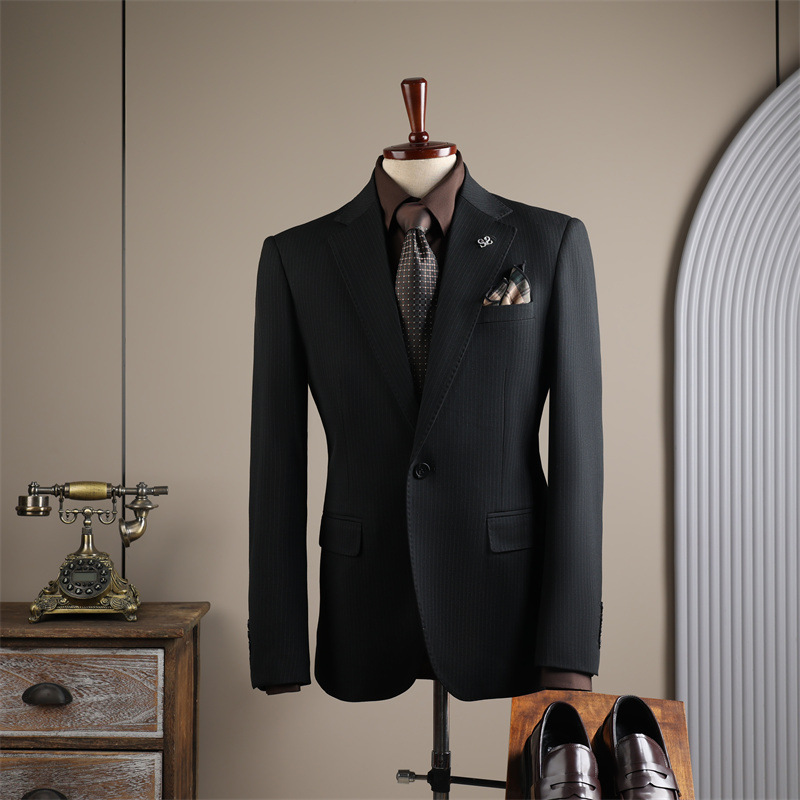 Men’s High-Quality Double-Breasted Business Casual 3-Piece Suit