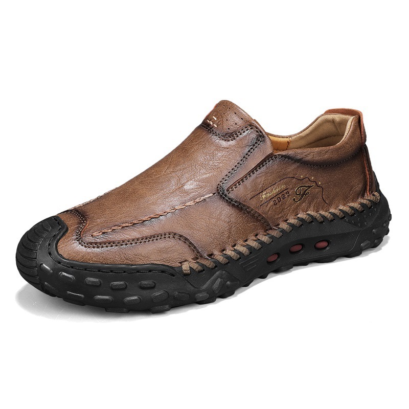 ⏰ 50% Off Today Only -Harroom® Men's Genuine Leather Non-Slip Orthopedic Shoes