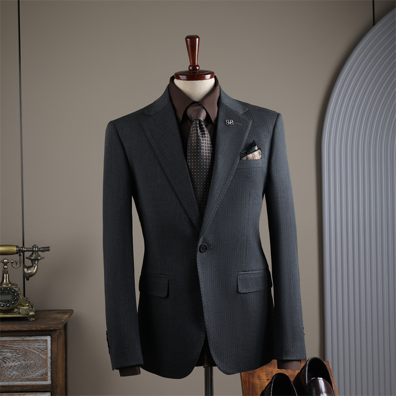 Men’s High-Quality Double-Breasted Business Casual 3-Piece Suit