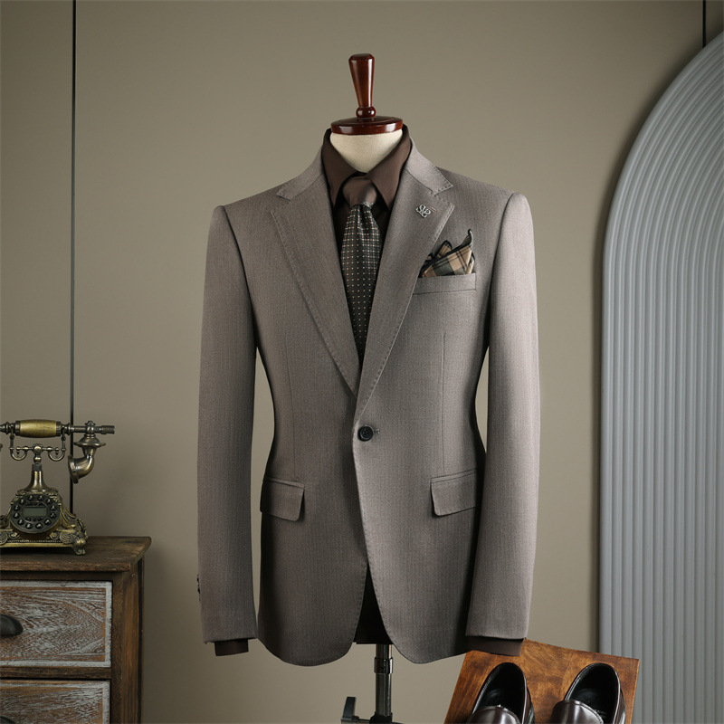 Men&rsquo;s High-Quality Double-Breasted Business Casual 3-Piece Suit